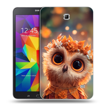 Силиконовый чехол на Samsung GALAXY Tab 4 7.0 с принтом Милая сова