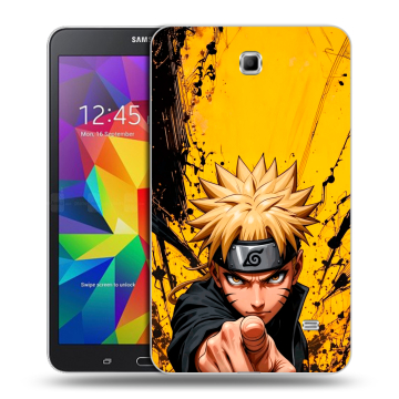 Силиконовый чехол на Samsung GALAXY Tab 4 7.0 с принтом Naruto Наруто
