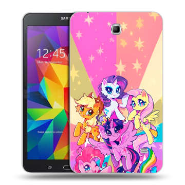 Силиконовый чехол на Samsung GALAXY Tab 4 7.0 с принтом My little pony Дружба чудо