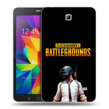 Силиконовый чехол на Samsung GALAXY Tab 4 7.0 с принтом PUGB ПАГБ