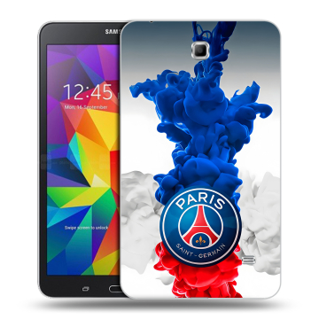 Силиконовый чехол на Samsung GALAXY Tab 4 7.0 с принтом PSG ПСЖ