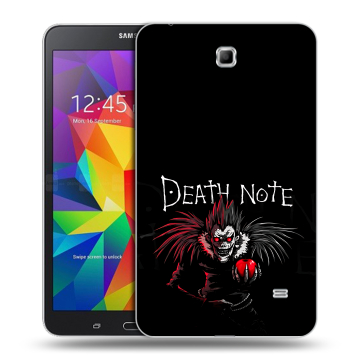 Силиконовый чехол на Samsung GALAXY Tab 4 7.0 с принтом Death note Тетрадь смерти