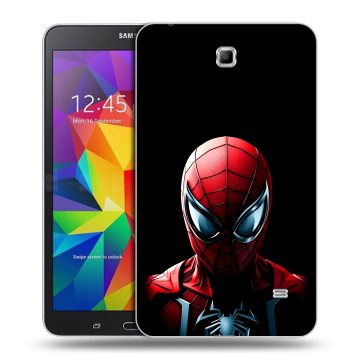 Силиконовый чехол на Samsung GALAXY Tab 4 7.0 с принтом Spiderman Человек паук Силиконовый чехол на Samsung GALAXY Tab 4 7.0 с принтом Spiderman Человек паук