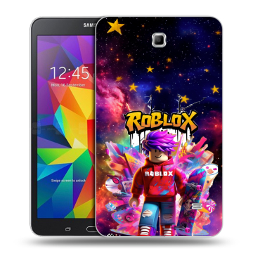 Силиконовый чехол на Samsung GALAXY Tab 4 7.0 с принтом Roblox Роблокс