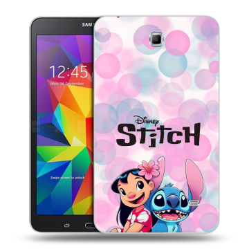 Силиконовый чехол на Samsung GALAXY Tab 4 7.0 с принтом Лило и Стич