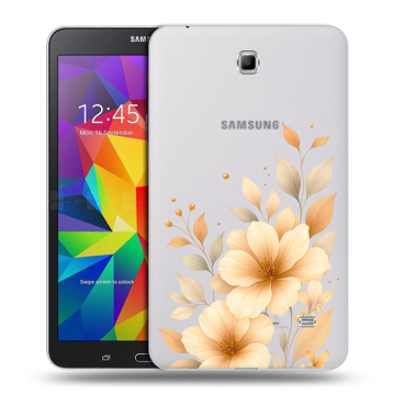 Силиконовый чехол на Samsung GALAXY Tab 4 7.0 с принтом для девушки