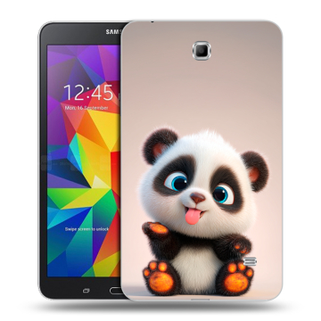 Силиконовый чехол на Samsung GALAXY Tab 4 7.0 с принтом милая панда
