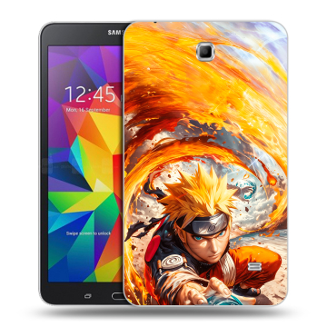 Силиконовый чехол на Samsung GALAXY Tab 4 7.0 с принтом Аниме Наруто Naruto