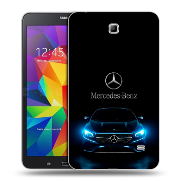 Силиконовый чехол на Samsung GALAXY Tab 4 7.0 с принтом Mercedes Мерседес Силиконовый чехол на Samsung GALAXY Tab 4 7.0 с принтом Mercedes Мерседес