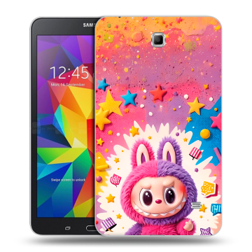 Силиконовый чехол на Samsung GALAXY Tab 4 7.0 с принтом Labubu Лабубу