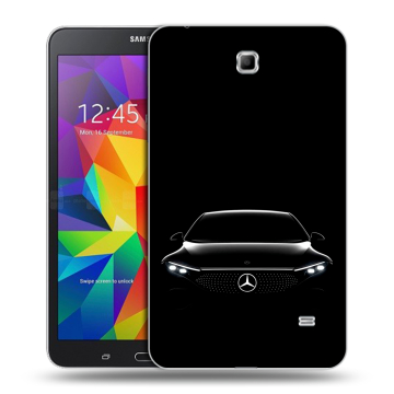 Силиконовый чехол на Samsung GALAXY Tab 4 7.0 с принтом Mercedes Мерседес