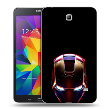 Силиконовый чехол на Samsung GALAXY Tab 4 7.0 с принтом IronMan Железный человек