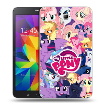 Силиконовый чехол на Samsung GALAXY Tab 4 7.0 с принтом My little pony Дружба чудо