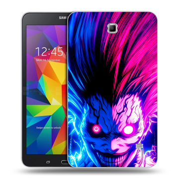 Силиконовый чехол на Samsung GALAXY Tab 4 7.0 с принтом Death note Тетрадь смерти