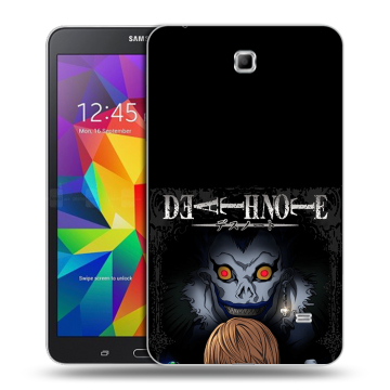 Силиконовый чехол на Samsung GALAXY Tab 4 7.0 с принтом Death note Тетрадь смерти