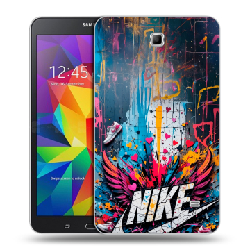 Силиконовый чехол на Samsung GALAXY Tab 4 7.0 с принтом Nike Найк