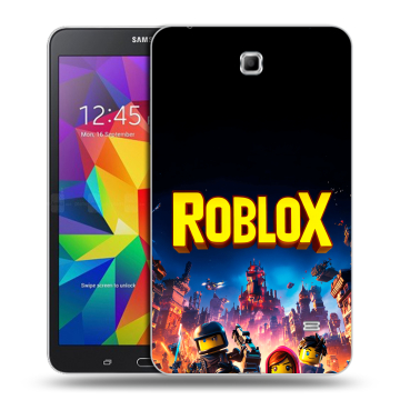 Силиконовый чехол на Samsung GALAXY Tab 4 7.0 с принтом Roblox Роблокс