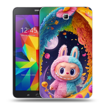 Силиконовый чехол на Samsung GALAXY Tab 4 7.0 с принтом Labubu Лабубу