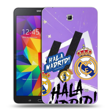 Силиконовый чехол на Samsung GALAXY Tab 4 7.0 с принтом Real Madrid Реал Мадрид