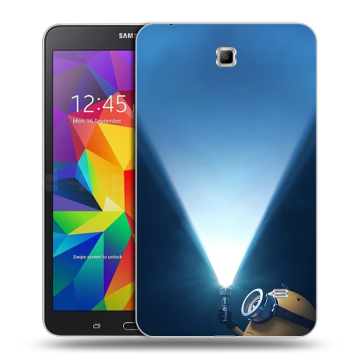 Силиконовый чехол на Samsung GALAXY Tab 4 7.0 с принтом Миньоны