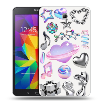 Силиконовый чехол на Samsung GALAXY Tab 4 7.0 с принтом Y2K