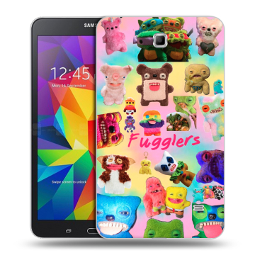 Силиконовый чехол на Samsung GALAXY Tab 4 7.0 с принтом Флагер Fuggler