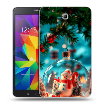 Силиконовый чехол на Samsung GALAXY Tab 4 7.0 с принтом Новый год