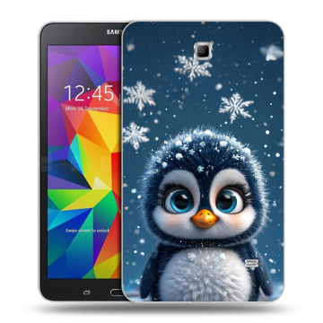 Силиконовый чехол на Samsung GALAXY Tab 4 7.0 с принтом Новый год
