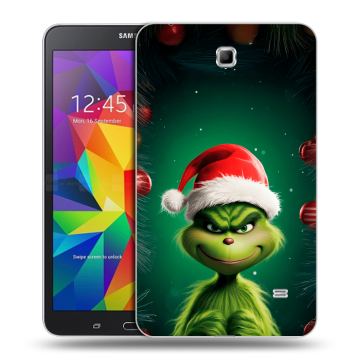 Силиконовый чехол на Samsung GALAXY Tab 4 7.0 с принтом Гринч Новый год Рождество