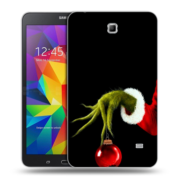 Силиконовый чехол на Samsung GALAXY Tab 4 7.0 с принтом Новый год Гринч
