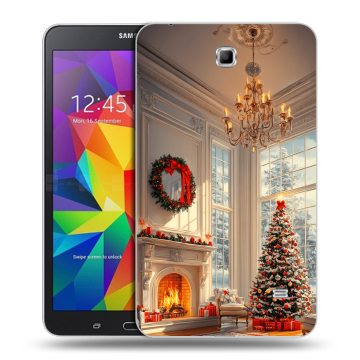 Силиконовый чехол на Samsung GALAXY Tab 4 7.0 с принтом Новый год