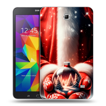 Силиконовый чехол на Samsung GALAXY Tab 4 7.0 с принтом Новый год