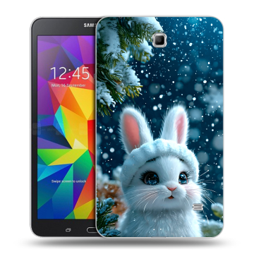 Силиконовый чехол на Samsung GALAXY Tab 4 7.0 с принтом Новый год