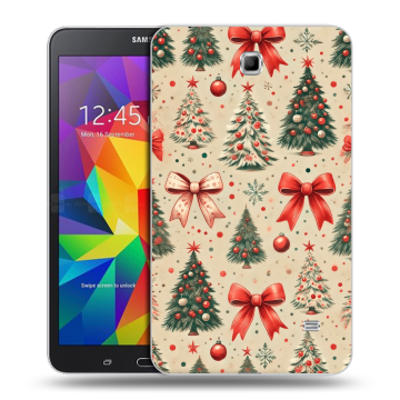 Силиконовый чехол на Samsung GALAXY Tab 4 7.0 с принтом Новый год