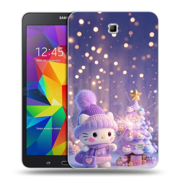 Силиконовый чехол на Samsung GALAXY Tab 4 7.0 с принтом Новый год