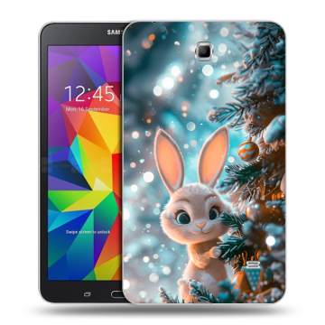 Силиконовый чехол на Samsung GALAXY Tab 4 7.0 с принтом Новый год