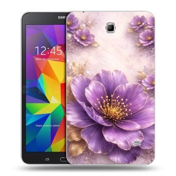 Силиконовый чехол на Samsung GALAXY Tab 4 7.0 с принтом женский