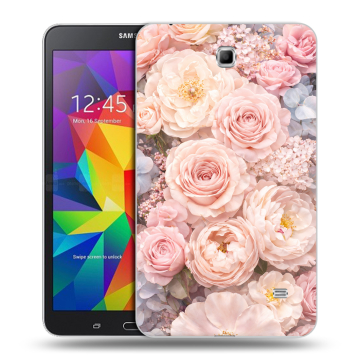 Силиконовый чехол на Samsung GALAXY Tab 4 7.0 с принтом женский