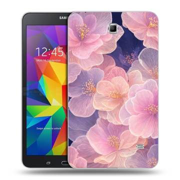 Силиконовый чехол на Samsung GALAXY Tab 4 7.0 с принтом женский