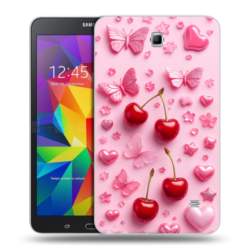 Силиконовый чехол на Samsung GALAXY Tab 4 7.0 с принтом для девочек