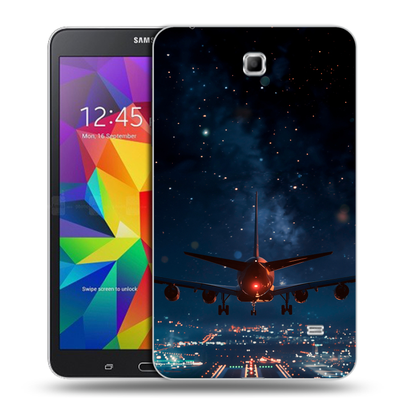 Силиконовый чехол на Samsung GALAXY Tab 4 7.0 с принтом самолет Силиконовый чехол на Samsung GALAXY Tab 4 7.0 с принтом самолет