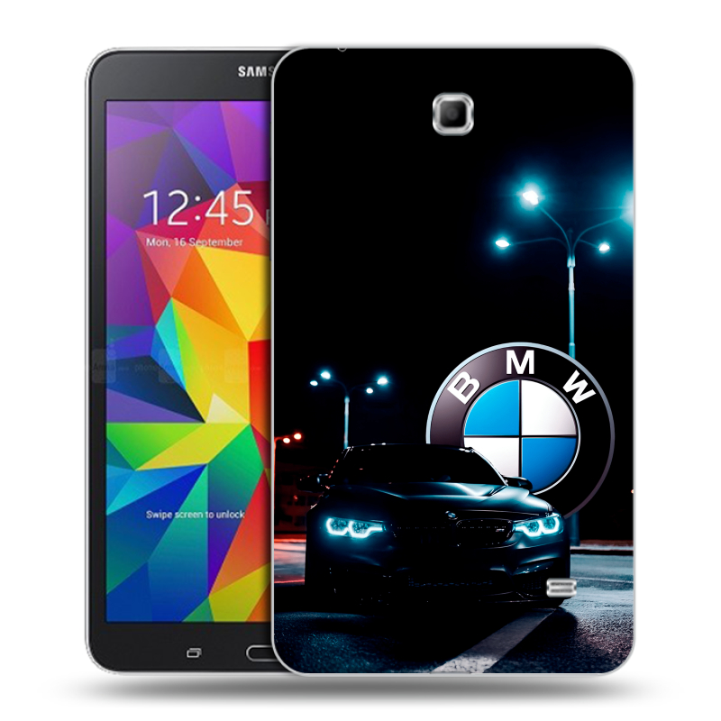 Силиконовый чехол на Samsung GALAXY Tab 4 7.0 с принтом БМВ BMW Силиконовый чехол на Samsung GALAXY Tab 4 7.0 с принтом БМВ BMW