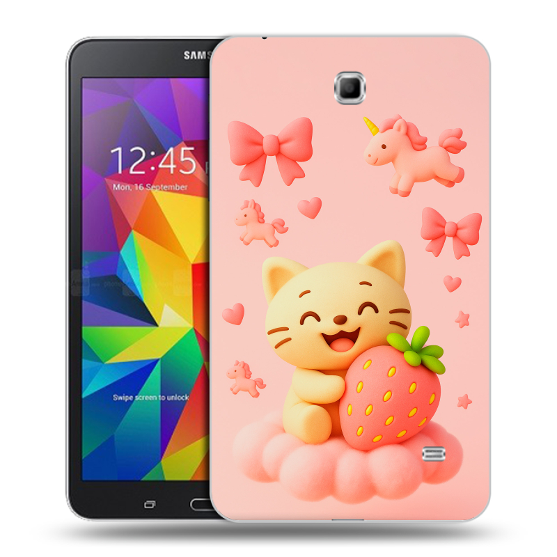 Силиконовый чехол на Samsung GALAXY Tab 4 7.0 с принтом для девочек Силиконовый чехол на Samsung GALAXY Tab 4 7.0 с принтом для девочек