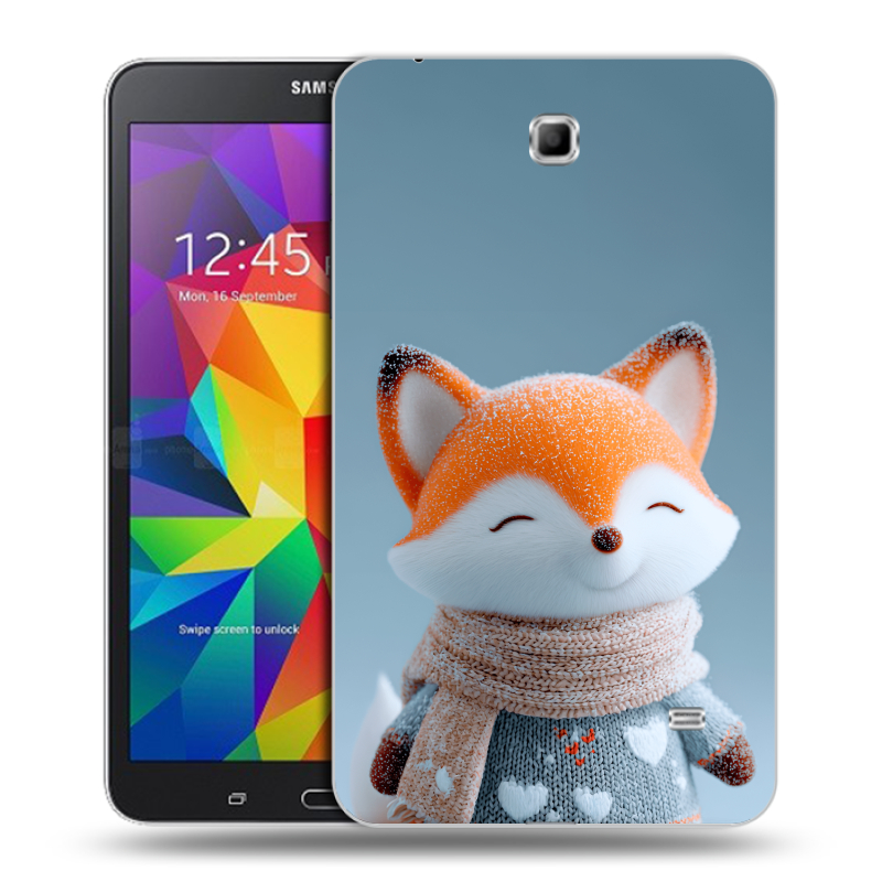 Силиконовый чехол на Samsung GALAXY Tab 4 7.0 с принтом Лиса Силиконовый чехол на Samsung GALAXY Tab 4 7.0 с принтом Лиса