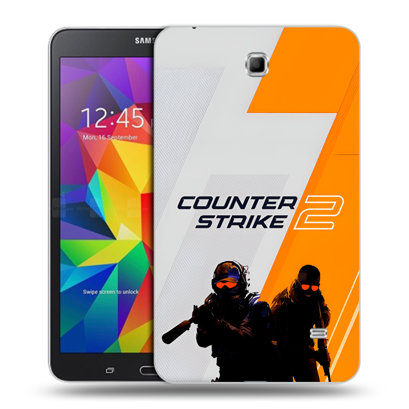 Силиконовый чехол на Samsung GALAXY Tab 4 7.0 с принтом Counter Strike Силиконовый чехол на Samsung GALAXY Tab 4 7.0 с принтом Counter Strike