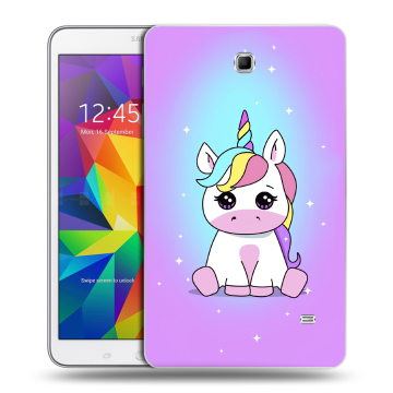 Силиконовый чехол на планшета Samsung GALAXY Tab 4 8.0 с принтом Единорог Силиконовый чехол на планшета Samsung GALAXY Tab 4 8.0 с принтом Единорог