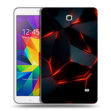 Силиконовый чехол на планшета Samsung GALAXY Tab 4 8.0 с принтом Яркие абстракции Силиконовый чехол на планшета Samsung GALAXY Tab 4 8.0 с принтом Яркие абстракции