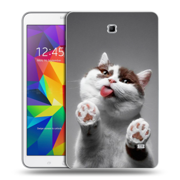 Силиконовый чехол на планшета Samsung GALAXY Tab 4 8.0 с принтом Коты Силиконовый чехол на планшета Samsung GALAXY Tab 4 8.0 с принтом Коты