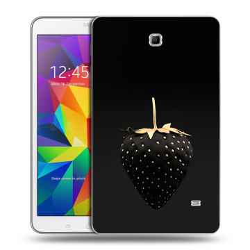 Силиконовый чехол на планшета Samsung GALAXY Tab 4 8.0 с принтом Черная клубника Силиконовый чехол на планшета Samsung GALAXY Tab 4 8.0 с принтом Черная клубника