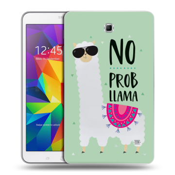 Силиконовый чехол на планшета Samsung GALAXY Tab 4 8.0 с принтом Лама Силиконовый чехол на планшета Samsung GALAXY Tab 4 8.0 с принтом Лама